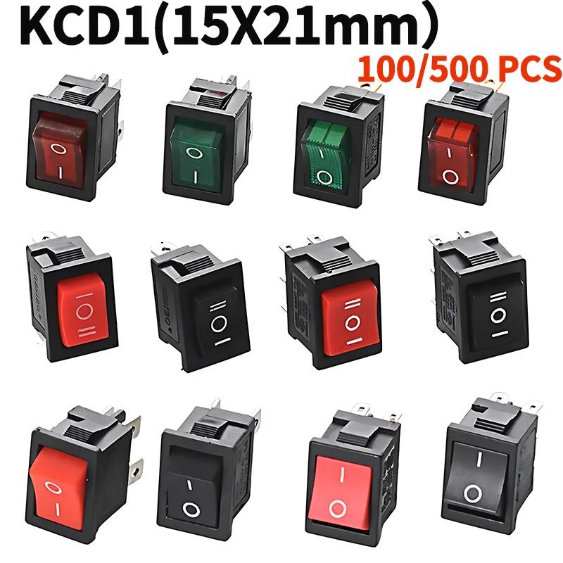 KCD1 Ʈī Ŀ ġ, 21x15mm, , ON-OFF, ON-OFF-ON, 2 , 3 , 4 , 6 , , ׸, , 6A, 250V, AC 10A, 125V, 100  AC